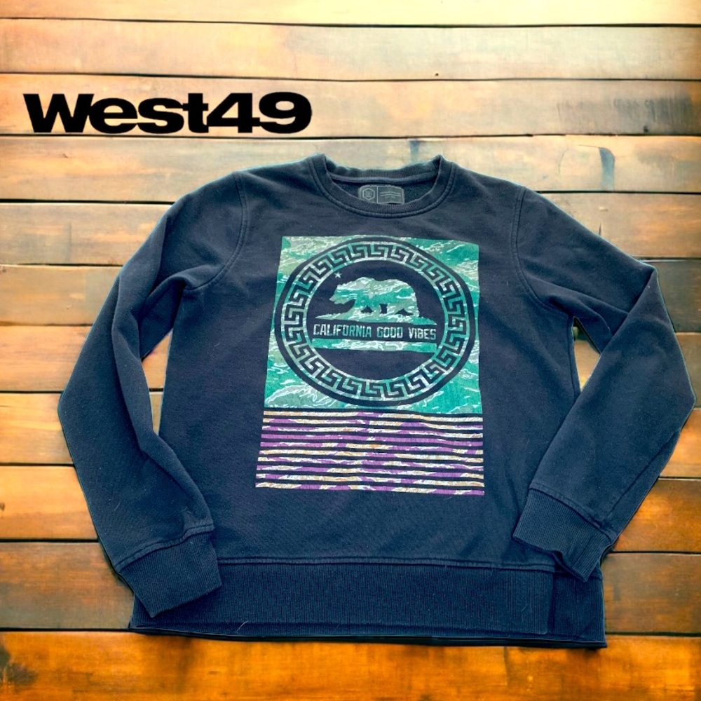 WEST 49- Men’s Good Vibes Sweat shirt- Large